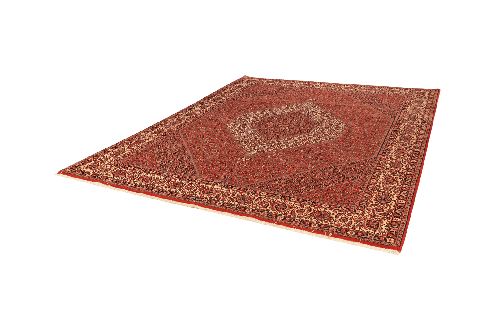 Bidjar — Hand-knotted, 256x311 cm, Red, 100% Virgin Wool | View 5