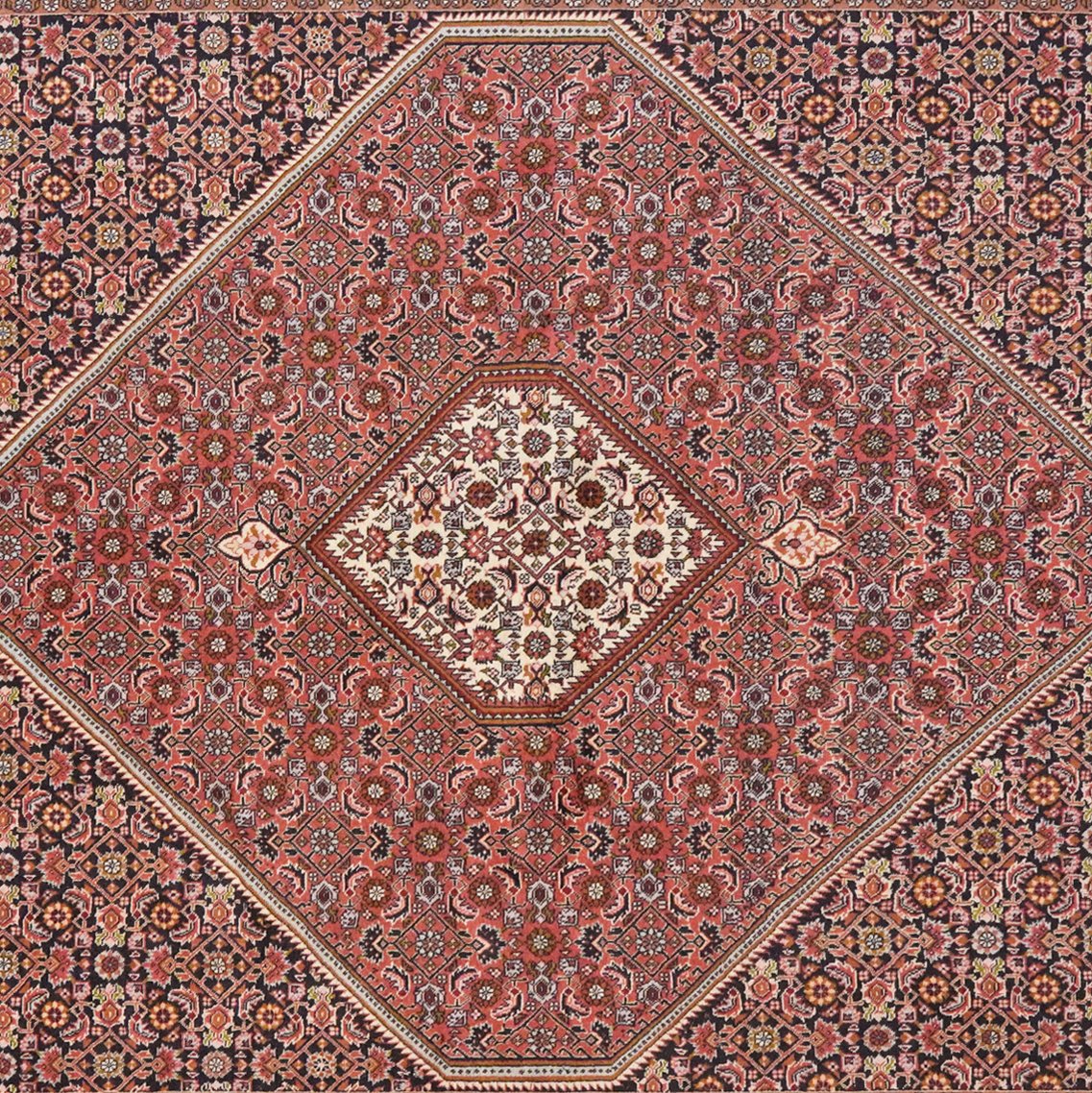 Bidjar — Hand-knotted, 204x246 cm, Beige, 100% Virgin Wool | View 4