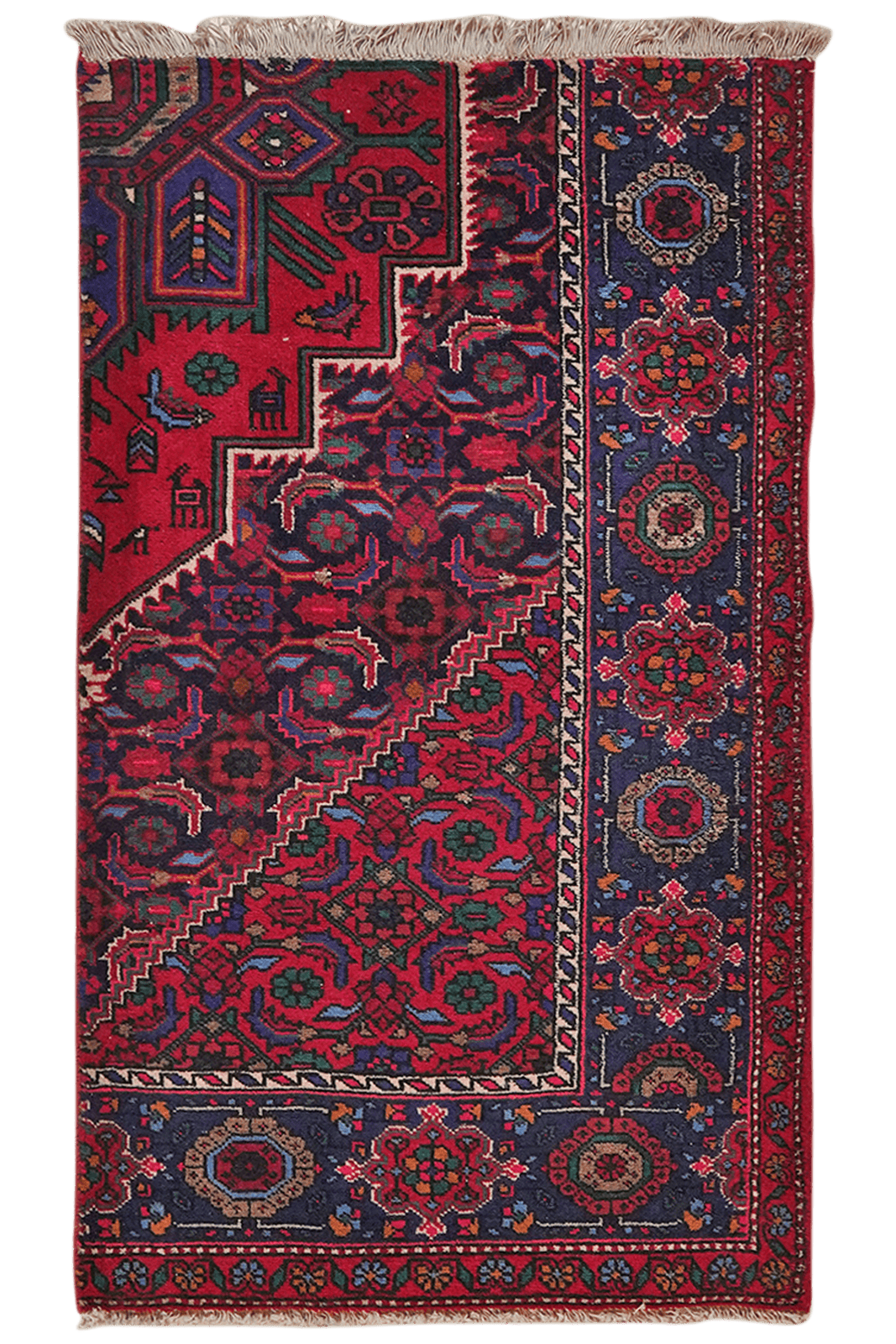 Goltuk — Hand-knotted, 63x106 cm, Multicolor, 100% Virgin Wool | Main view