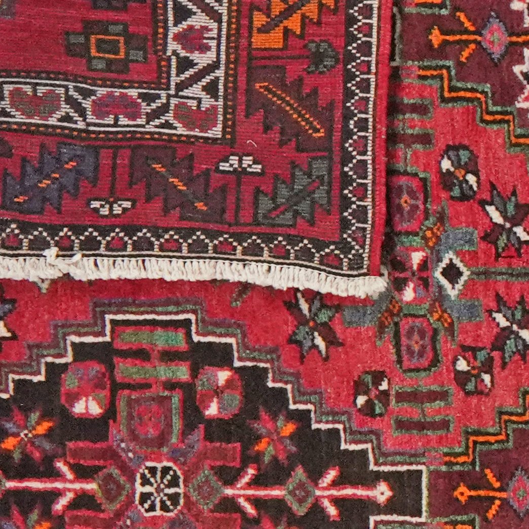 Kordibaf — Hand-knotted, 150x417 cm, Red, 100% Virgin Wool | View 6