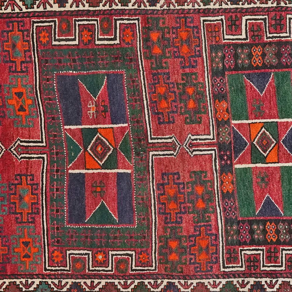 Kordibaf — Hand-knotted, 147x409 cm, Multicolor, 100% Virgin Wool | View 4