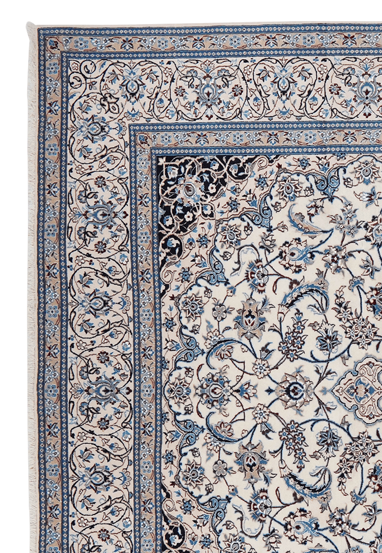 Nain 9La — Hand-knotted, 252x350 cm, Beige, 100% Virgin Wool | View 3