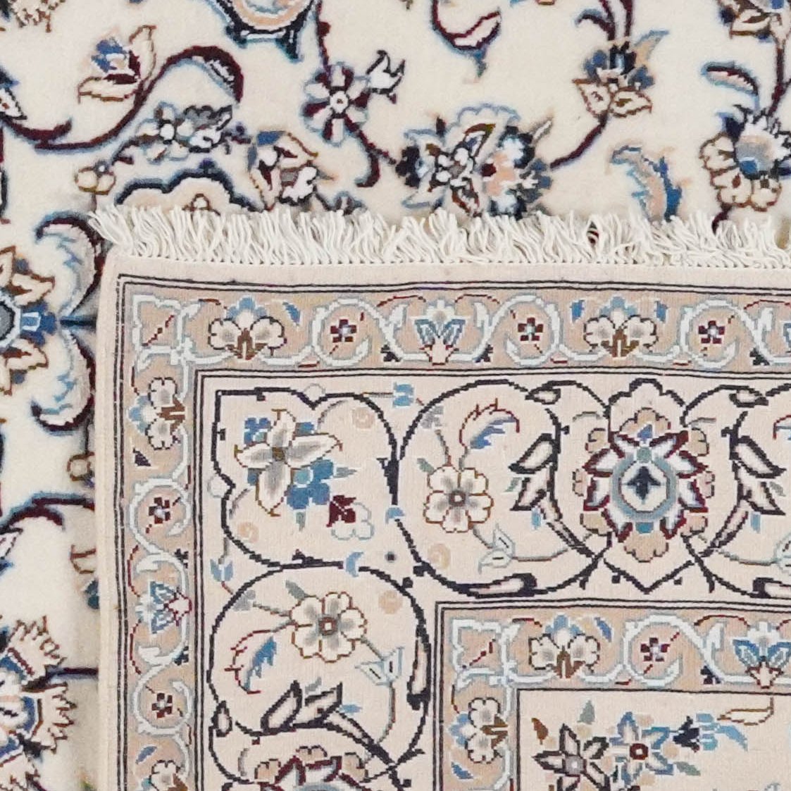 Nain 9La — Hand-knotted, 181x285 cm, Beige, 100% Virgin Wool | View 6