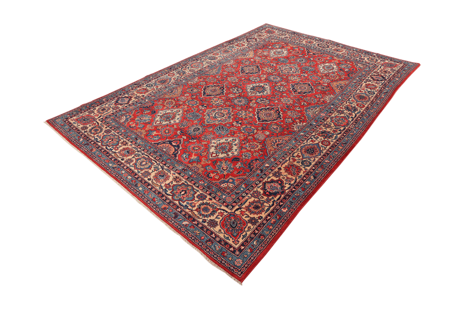 Ghazvin — Hand-knotted, 181x283 cm, Red, 100% Virgin Wool | View 5