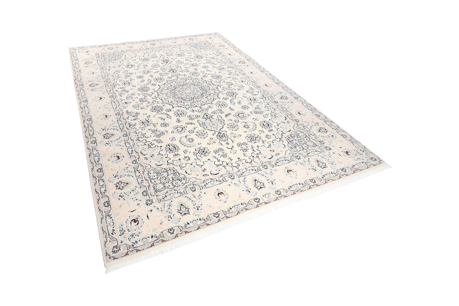 Nain 9La — Hand-knotted, 200x301 cm, Beige, 100% Virgin Wool | View 5