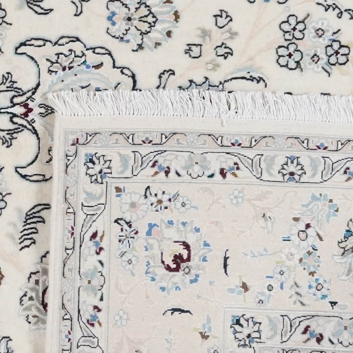 Nain 9La — Hand-knotted, 200x301 cm, Beige, 100% Virgin Wool | View 6