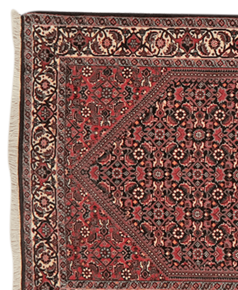 Bidjar — Hand-knotted, 84x386 cm, Red, 100% Virgin Wool | View 3