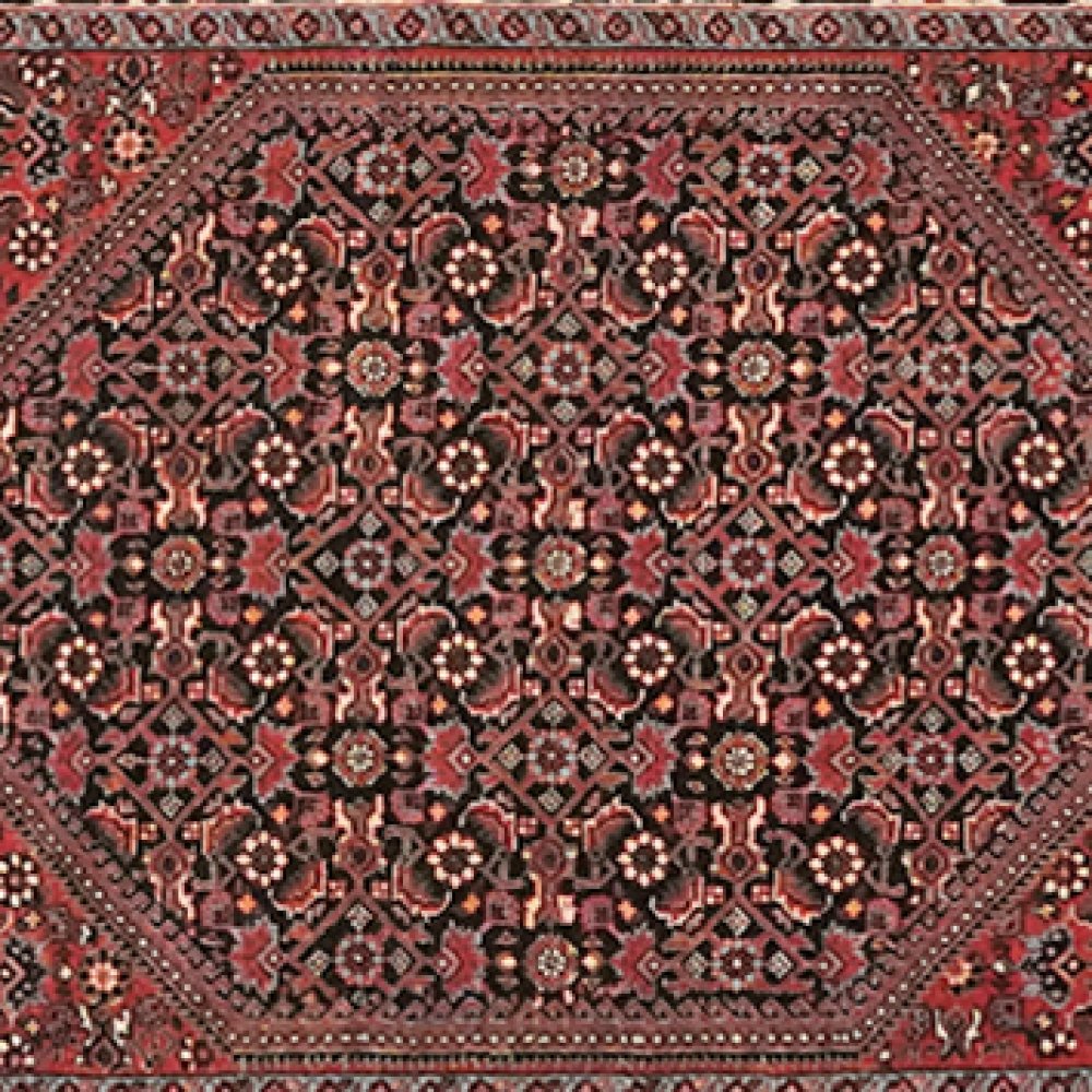 Bidjar — Hand-knotted, 84x386 cm, Red, 100% Virgin Wool | View 4
