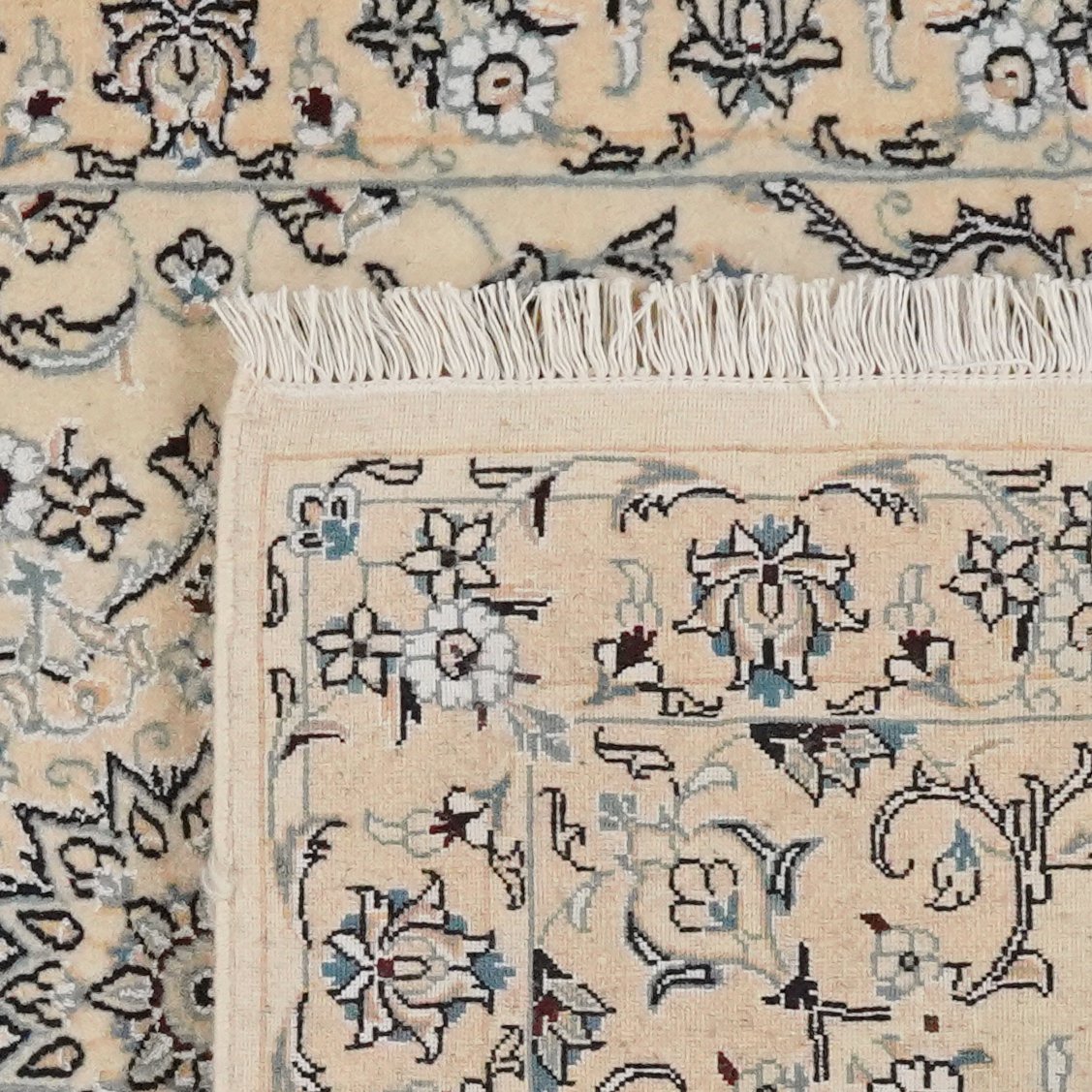 Nain 9La — Hand-knotted, 78x124 cm, Beige, 100% Virgin Wool | View 6