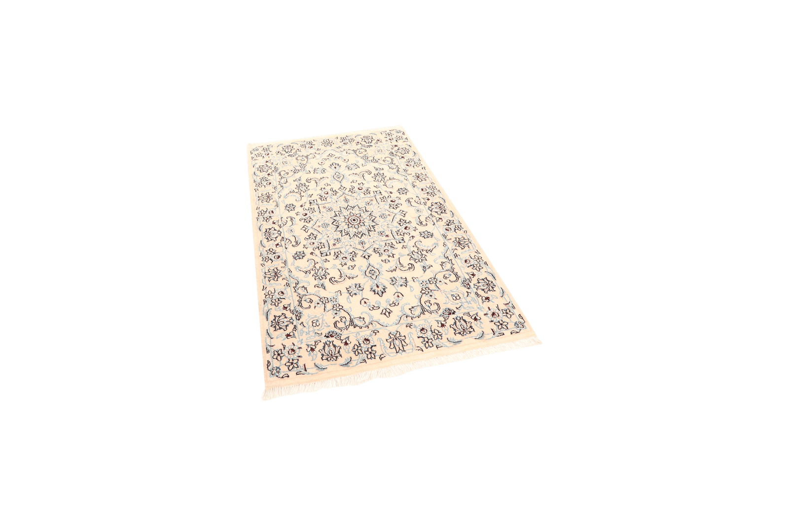 Nain 9La — Hand-knotted, 77x125 cm, Beige, 100% Virgin Wool | View 5