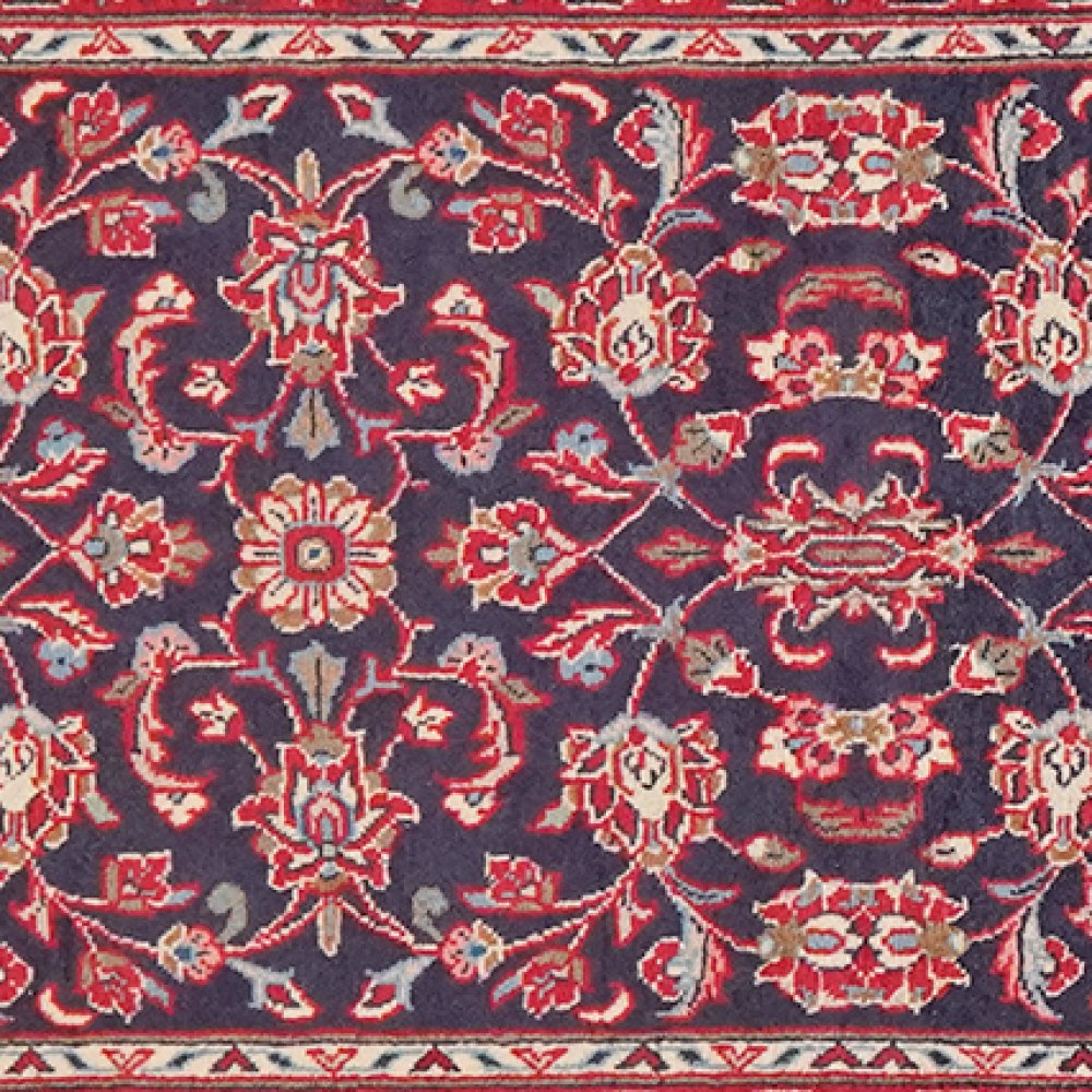 Ardakan — Hand-knotted, 76x302 cm, Blue, 100% Virgin Wool | View 4