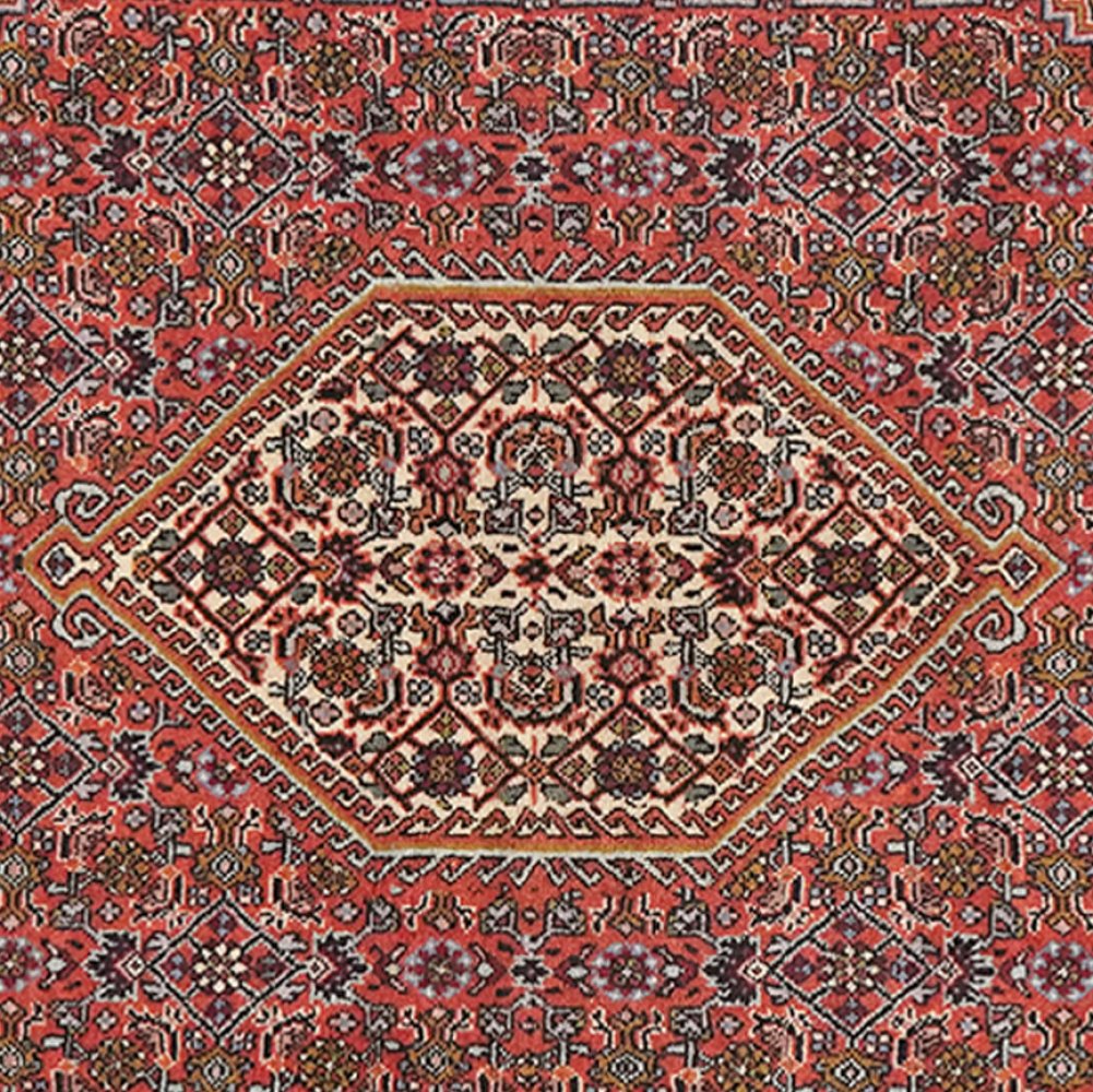Bidjar Tekkab — Hand-knotted, 92x155 cm, Red, 100% Virgin Wool | View 4