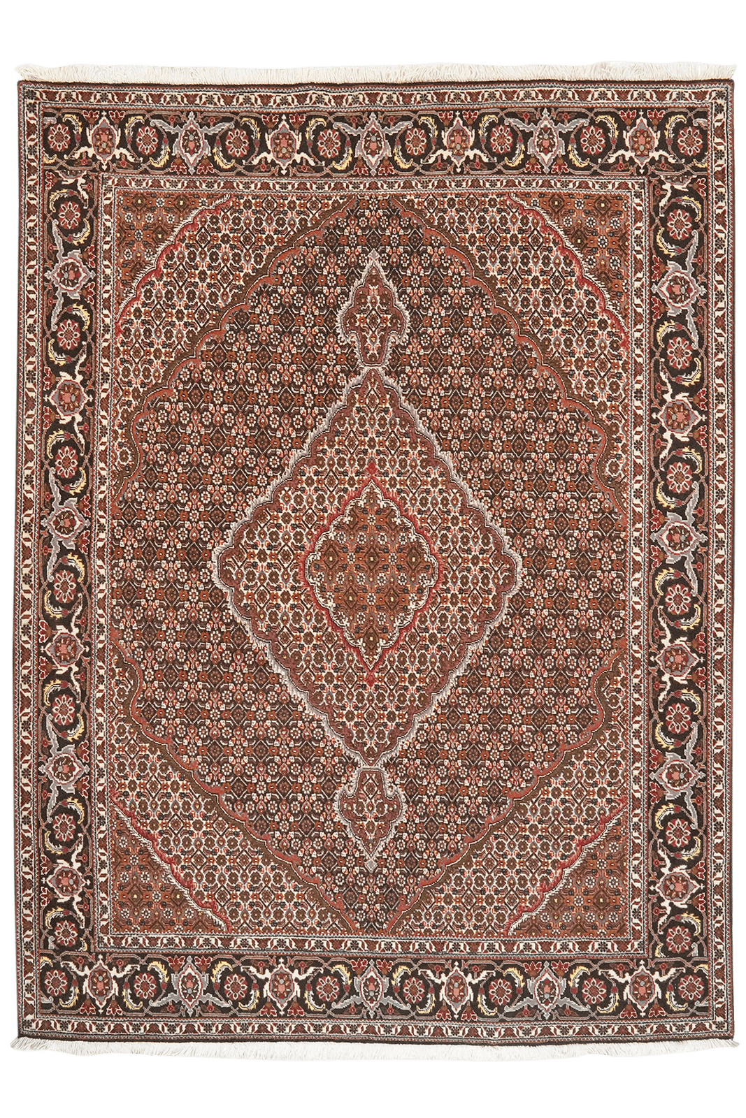 Tabriz 40 Raj — Hand-knotted, 153x203 cm, Blue, 100% Virgin Wool | Main view