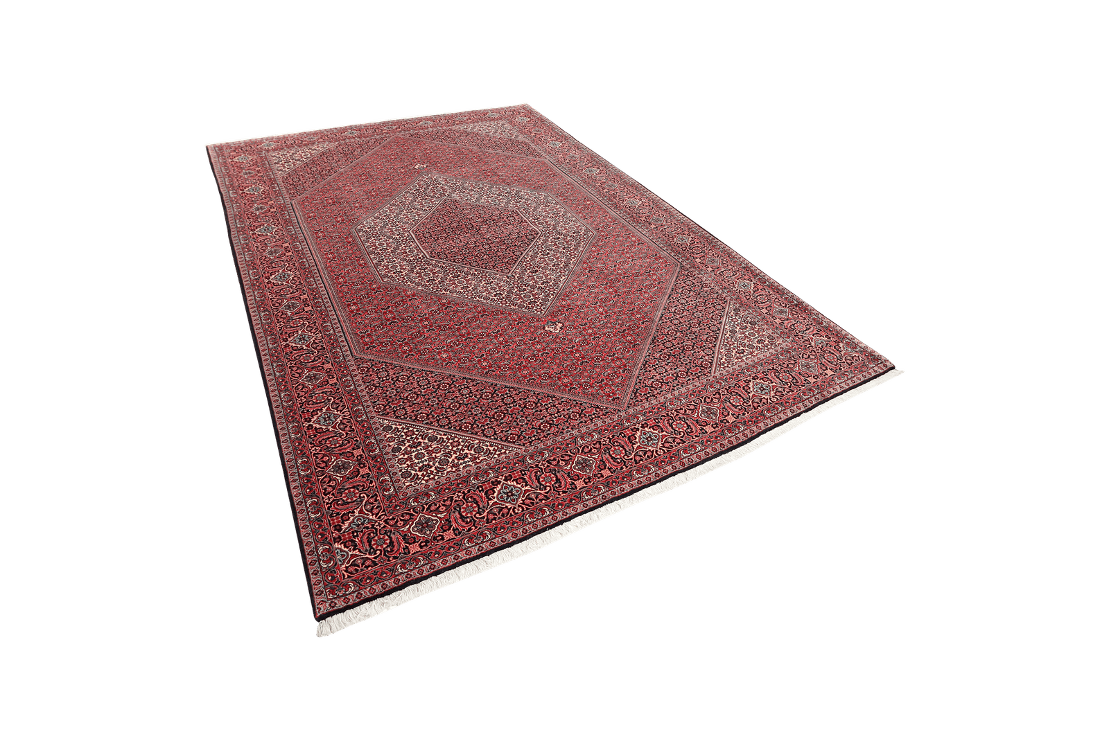 Bidjar — Hand-knotted, 202x303 cm, Red, 100% Virgin Wool | View 5