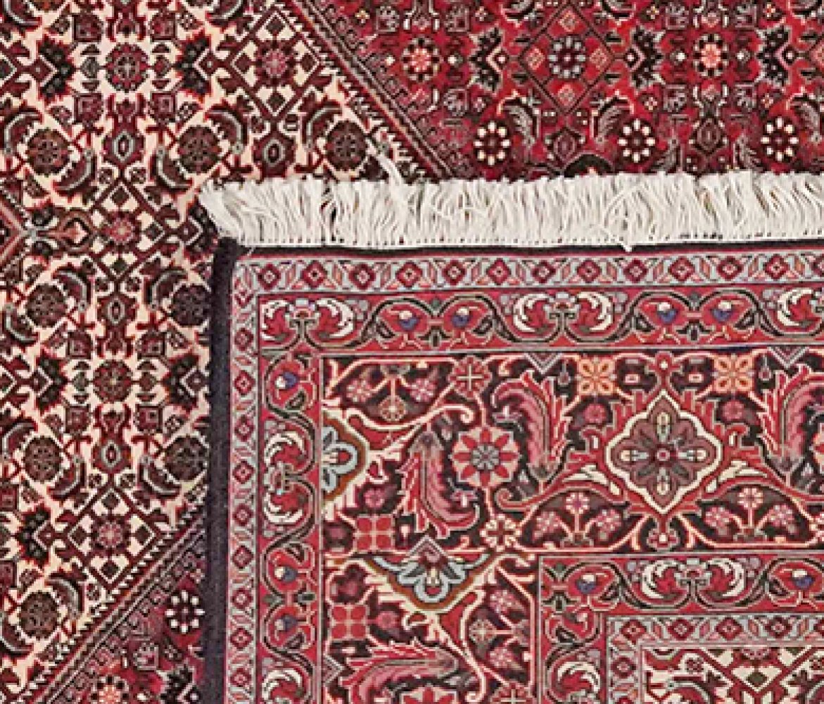 Bidjar — Hand-knotted, 202x303 cm, Red, 100% Virgin Wool | View 6