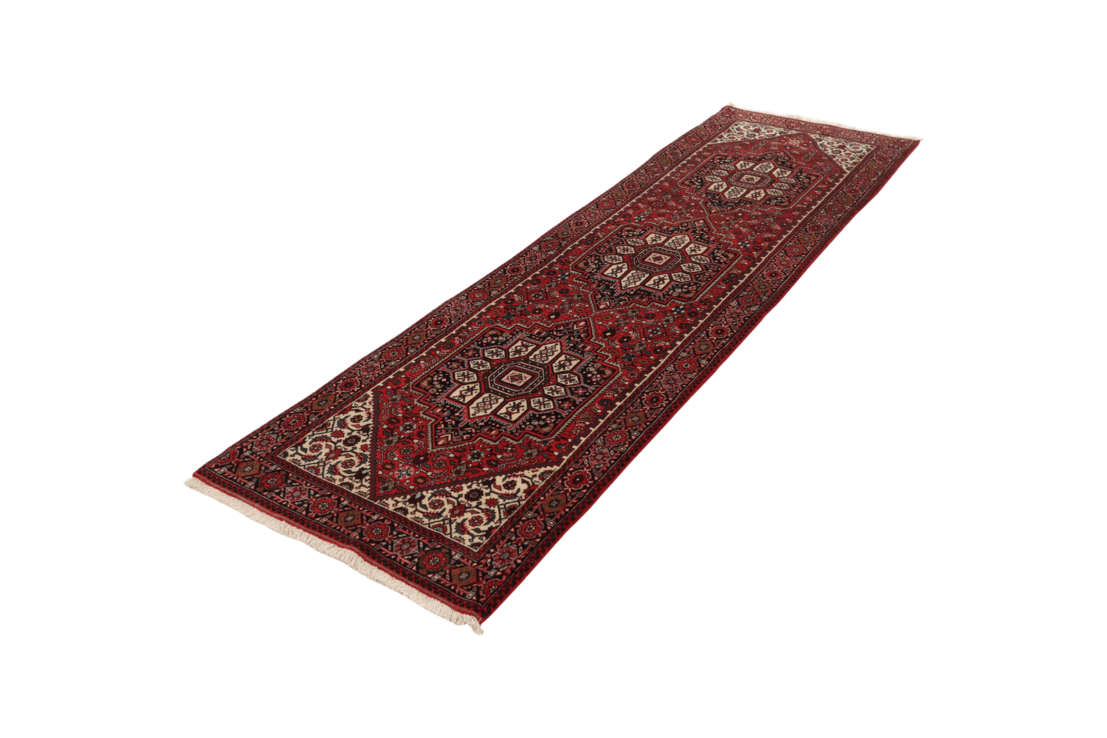 Goltuk — Hand-knotted, 77x297 cm, Red, 100% Virgin Wool | View 5