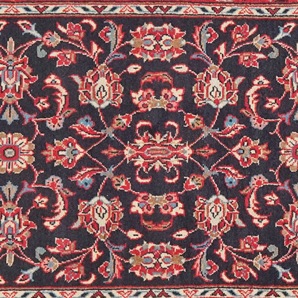 Ardakan — Hand-knotted, 80x212 cm, Blue, 100% Virgin Wool | View 4