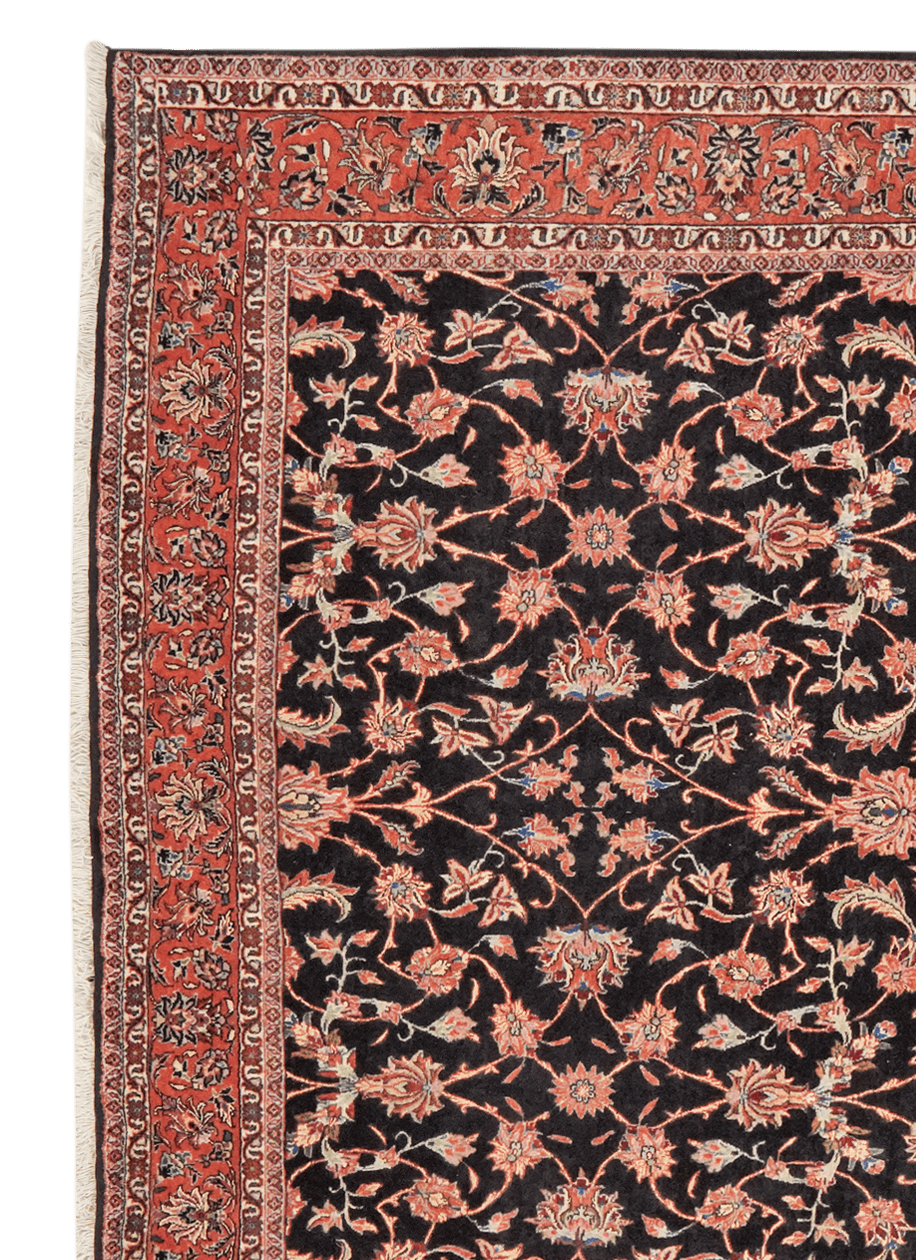 Bidjar — Hand-knotted, 172x235 cm, Blue, 90% Schurwolle, 10% Seide | View 3