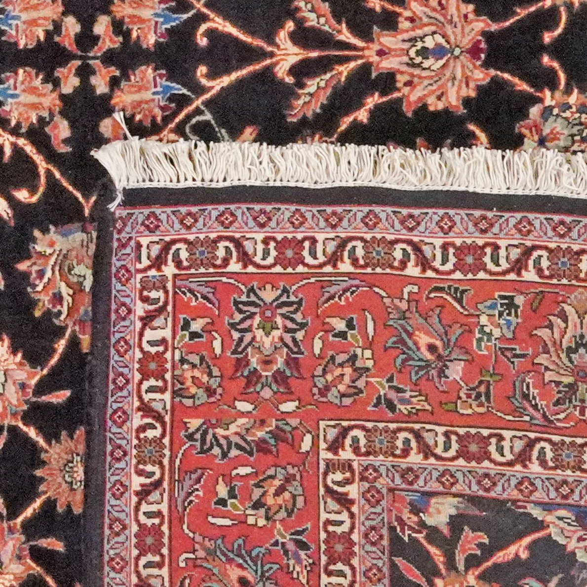 Bidjar — Hand-knotted, 172x235 cm, Blue, 90% Schurwolle, 10% Seide | View 6