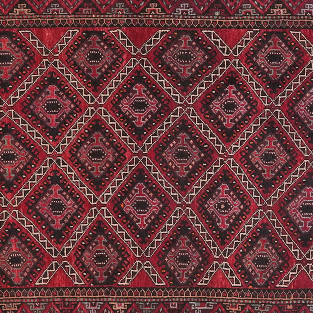Kordibaf — Hand-knotted, 162x397 cm, Red, 100% Virgin Wool | View 4