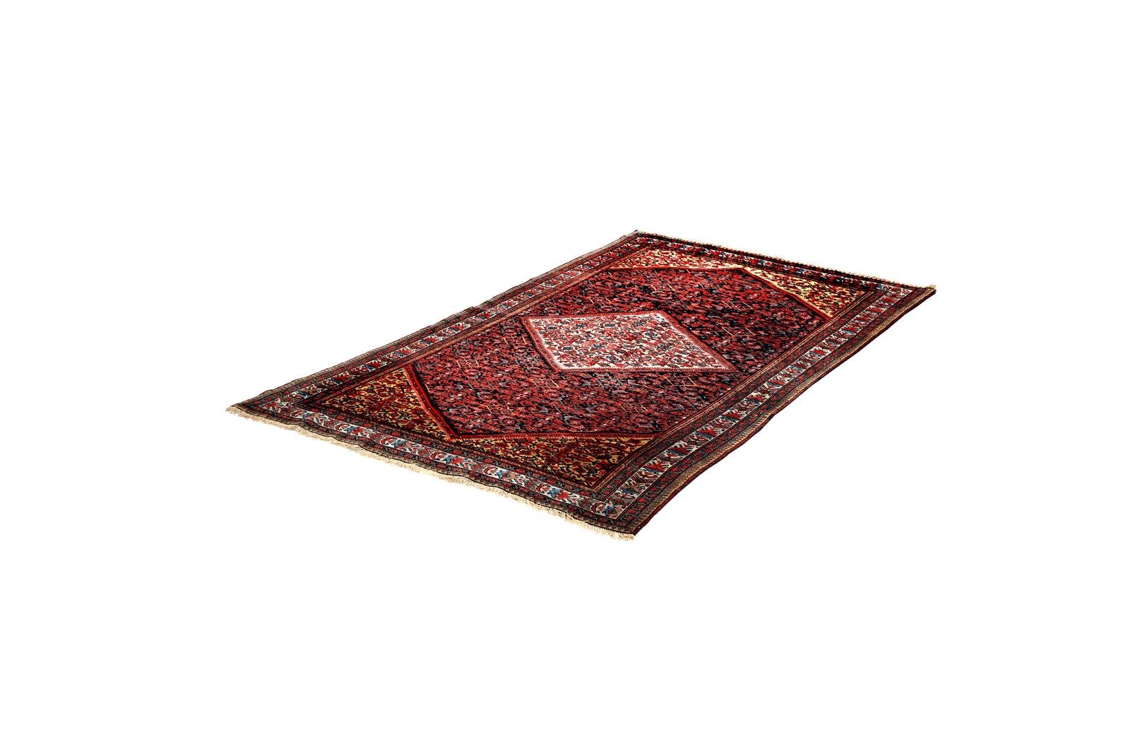Farahan — Hand-knotted, 118x185 cm, Blue, 100% Virgin Wool | View 5