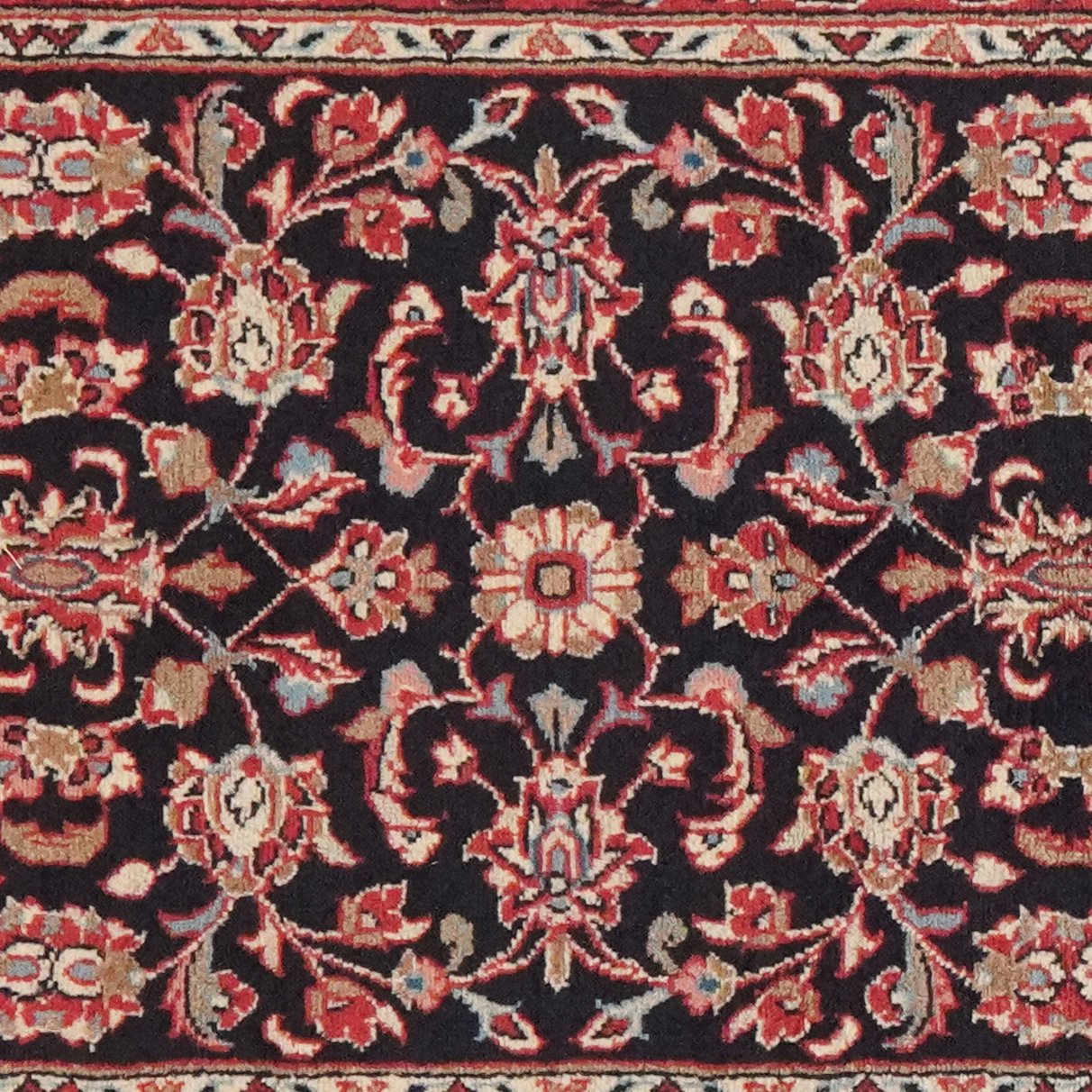 Ardakan — Hand-knotted, 75x298 cm, Blue, 100% Virgin Wool | View 4