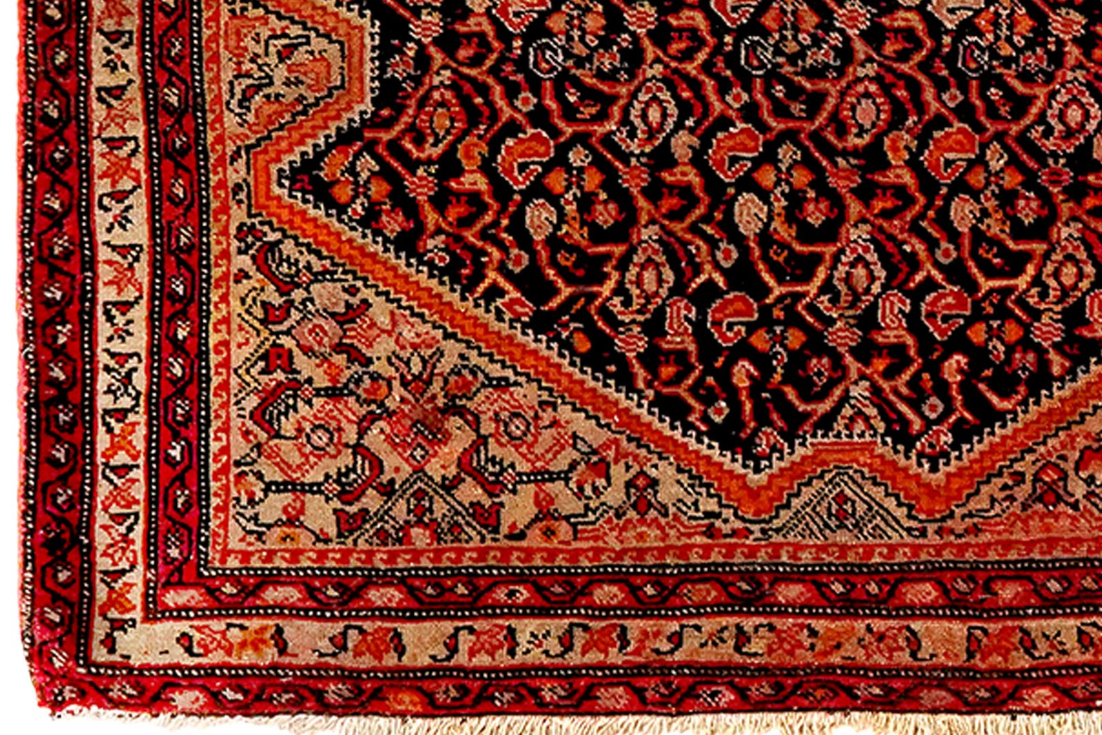 Malayer — Hand-knotted, 65x90 cm, Blue, 100% Virgin Wool | View 3