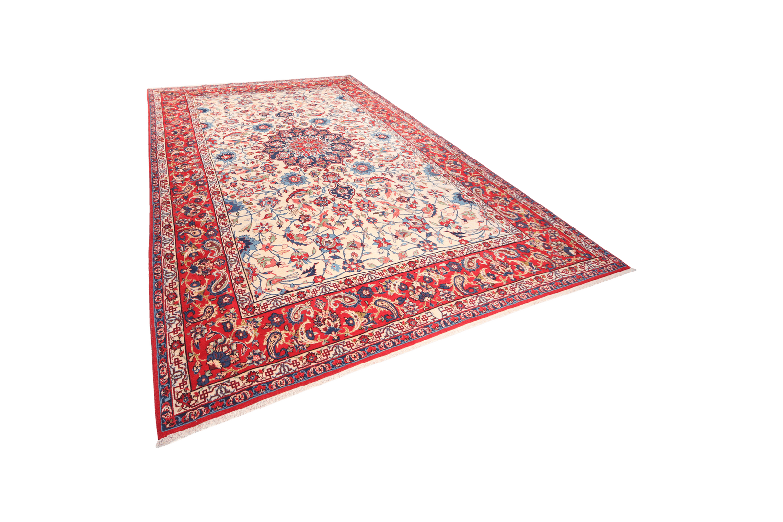 Isfahan — Hand-knotted, 262x370 cm, Beige, 100% Virgin Wool | View 5