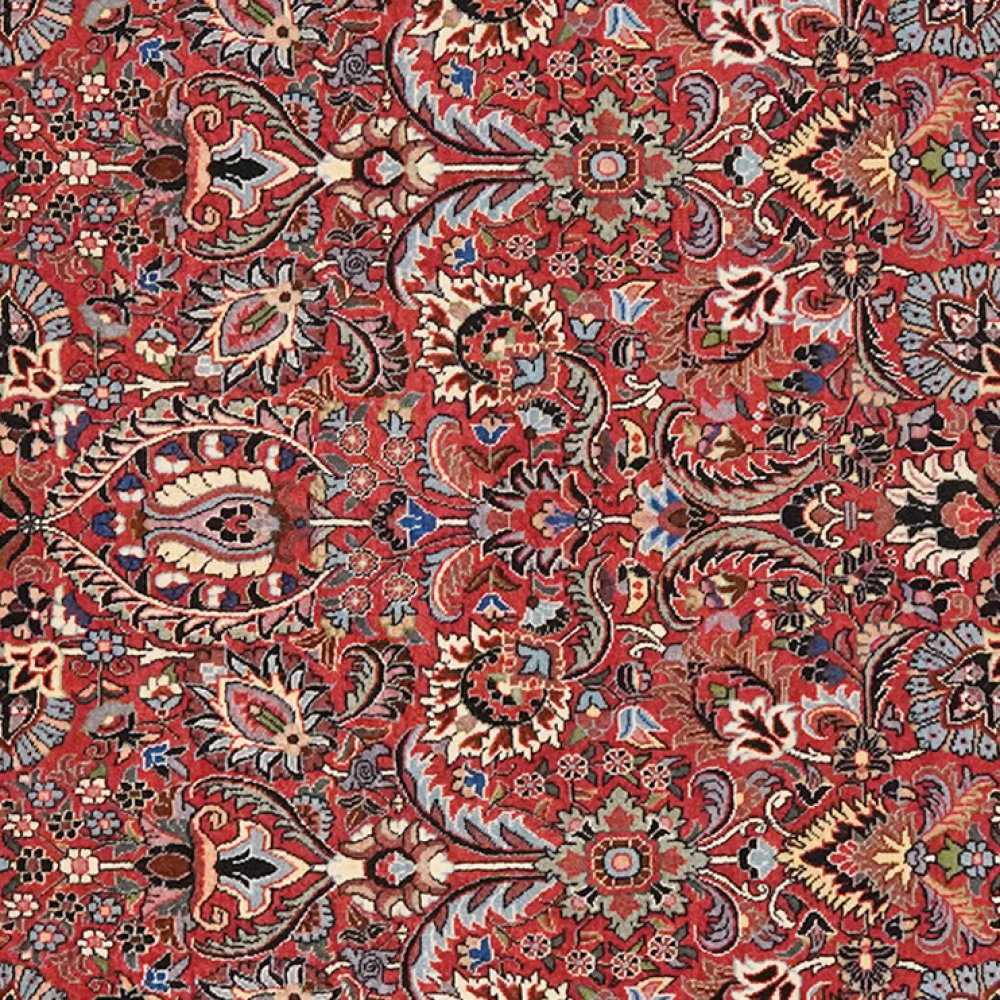 Bidjar Bookan — Hand-knotted, 112x176 cm, Red, 100% Virgin Wool | View 4