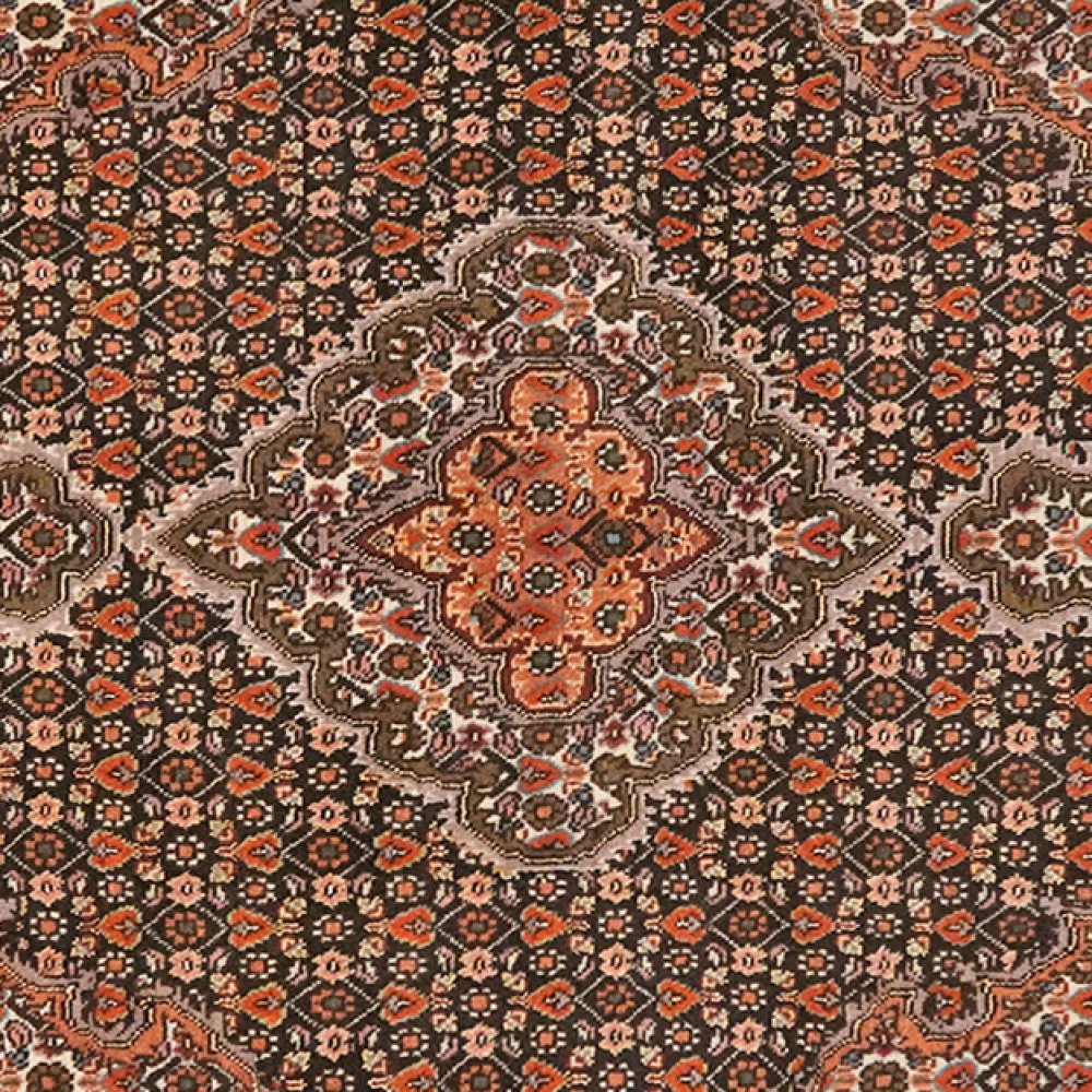 Tabriz 40 Raj — Hand-knotted, 104x150 cm, Blue, 100% Virgin Wool | View 4