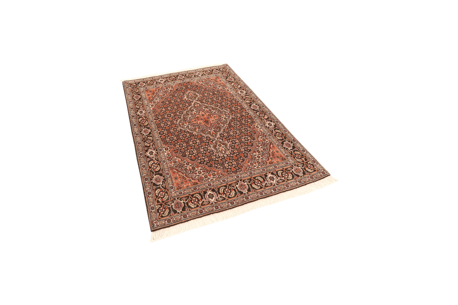 Tabriz 40 Raj — Hand-knotted, 104x150 cm, Blue, 100% Virgin Wool | View 5
