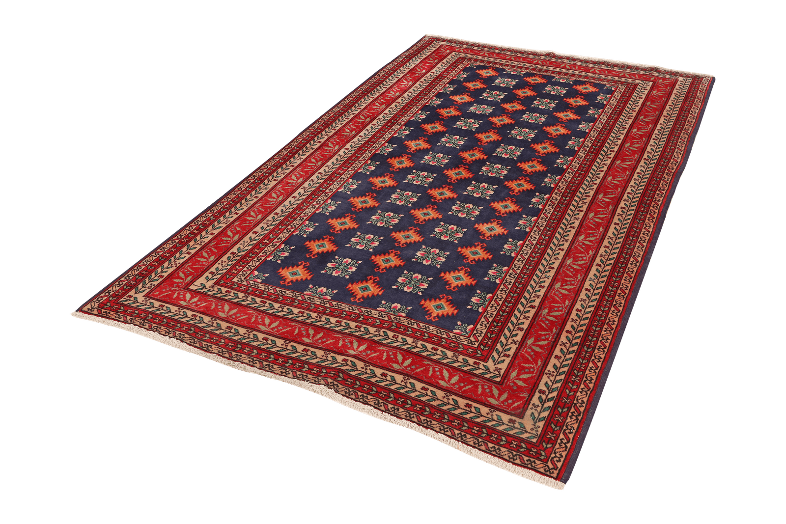 Ardebil — Hand-knotted, 134x225 cm, Blue, 100% Virgin Wool | View 5