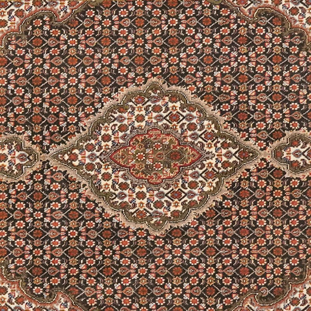 Tabriz 40 Raj — Hand-knotted, 105x154 cm, Blue, 100% Virgin Wool | View 4