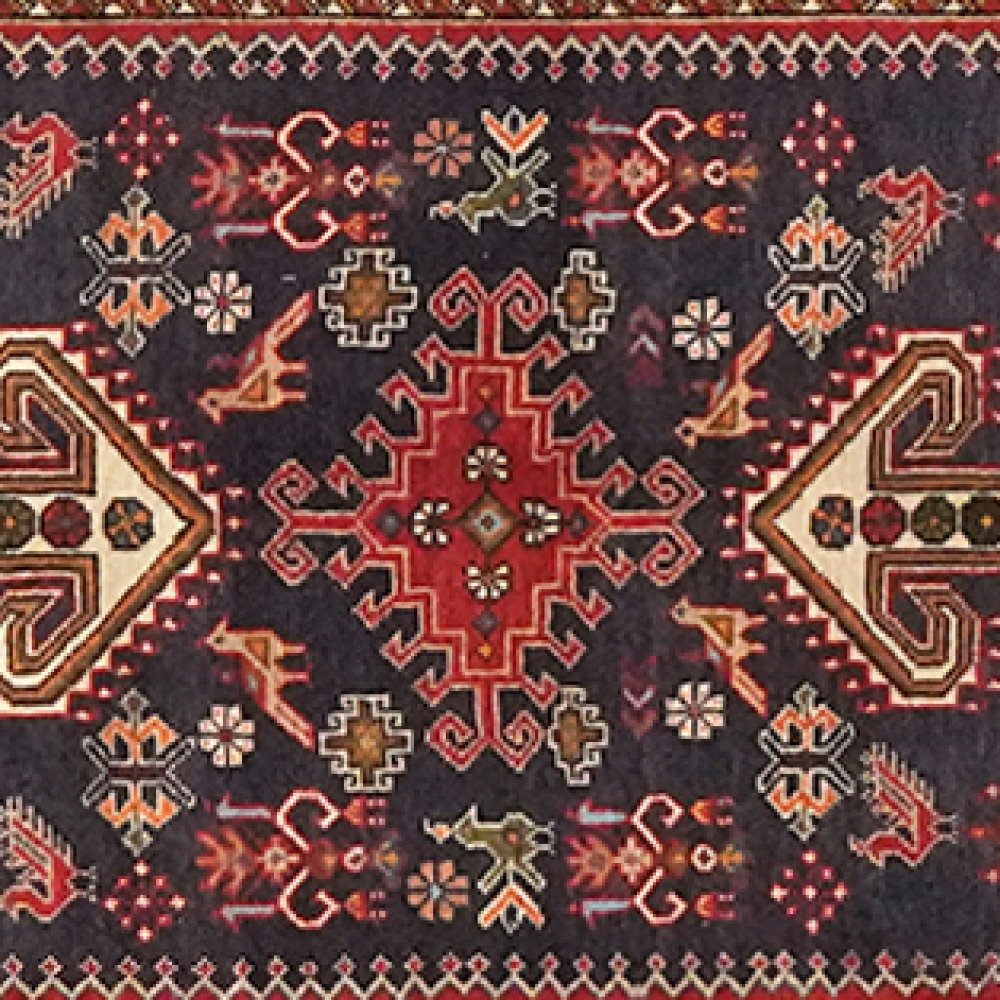 Nasrabad — Hand-knotted, 82x396 cm, Blue, 100% Virgin Wool | View 4