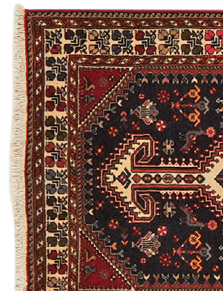 Nasrabad — Hand-knotted, 82x382 cm, Blue, 100% Virgin Wool | View 3