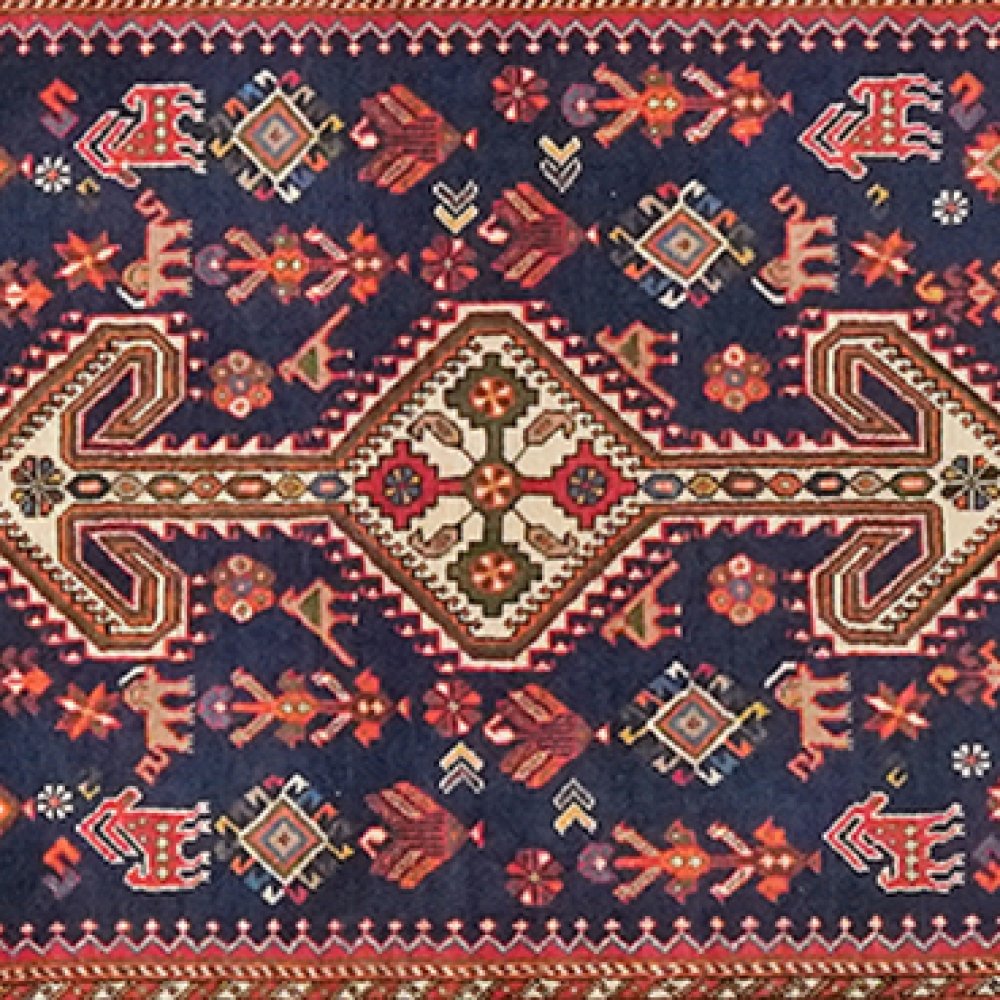 Nasrabad — Hand-knotted, 83x398 cm, Multicolor, 100% Virgin Wool | View 4