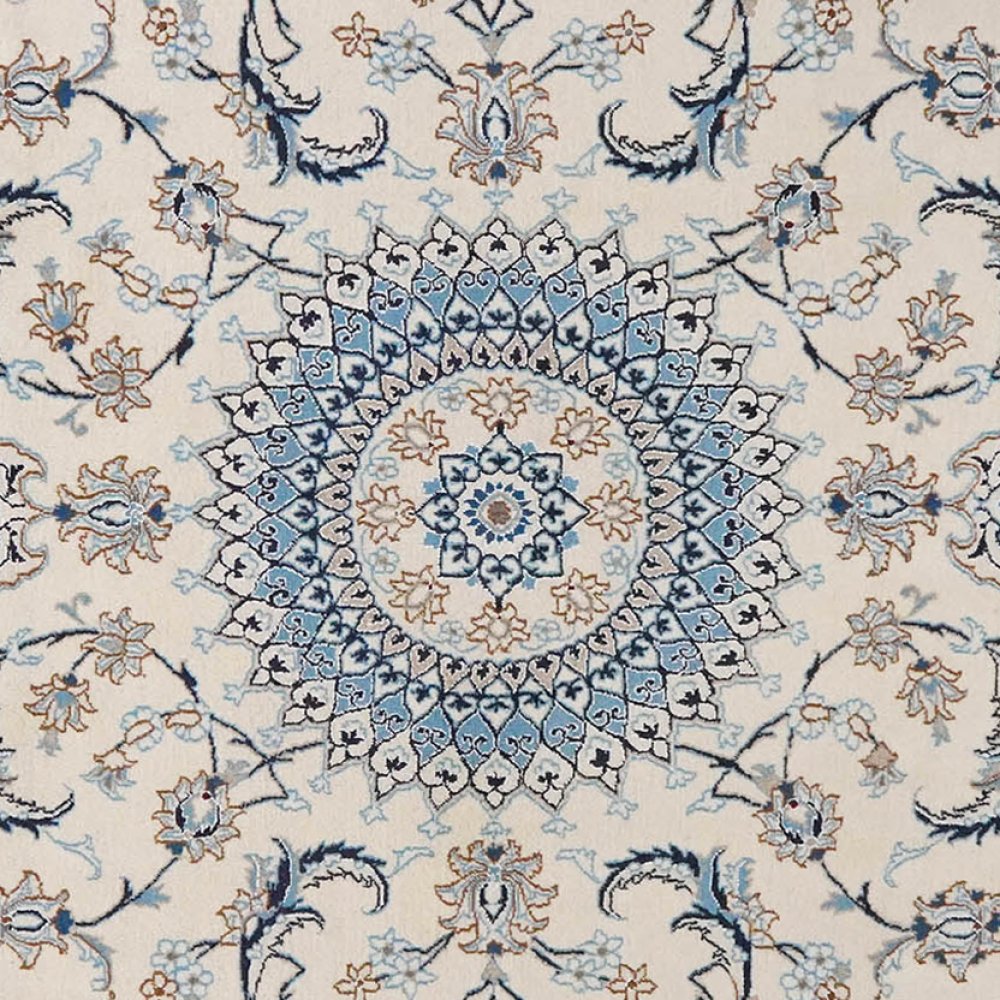 Nain 12La — Hand-knotted, 239x299 cm, Beige, 100% Virgin Wool | View 4