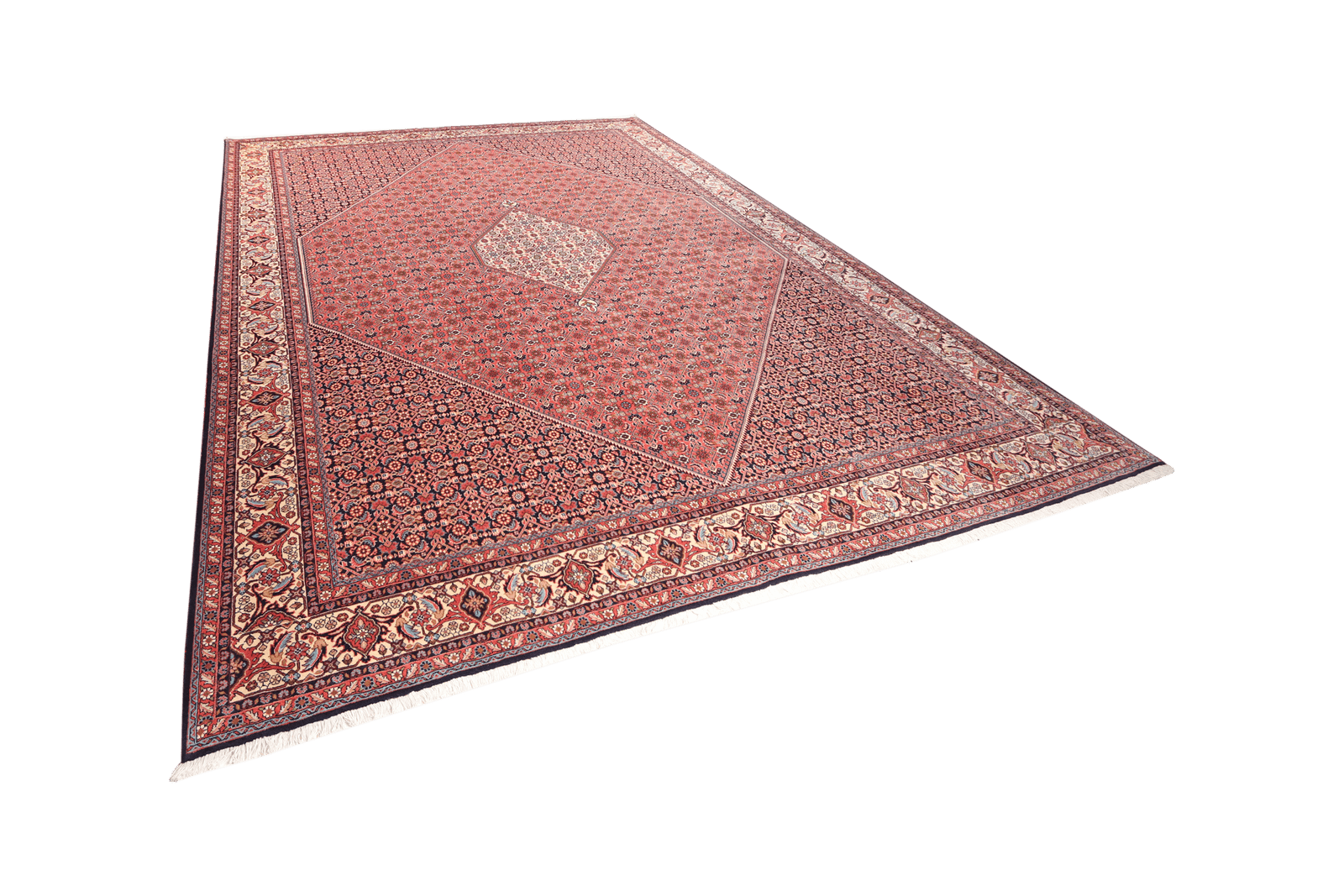 Bidjar Zandjan — Hand-knotted, 298x393 cm, Red, 100% Virgin Wool | View 5